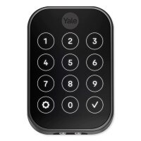 Yale Pro 2 Key Free Touchscreen Keypad Lock with Wi-Fi, Black Suede